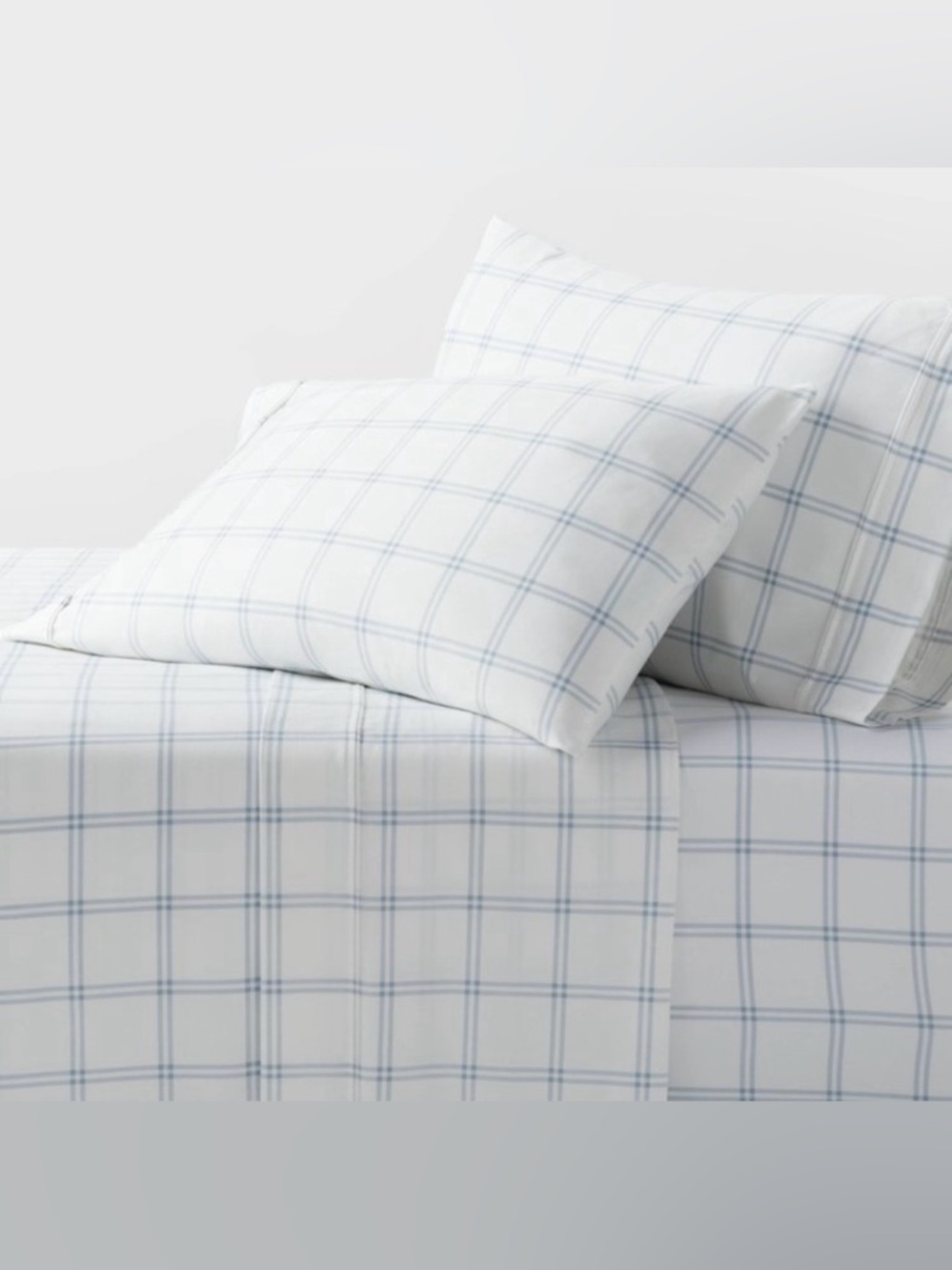 Threshold™ King 400 Thread Count
Performance Sheet Set Blue Plaid